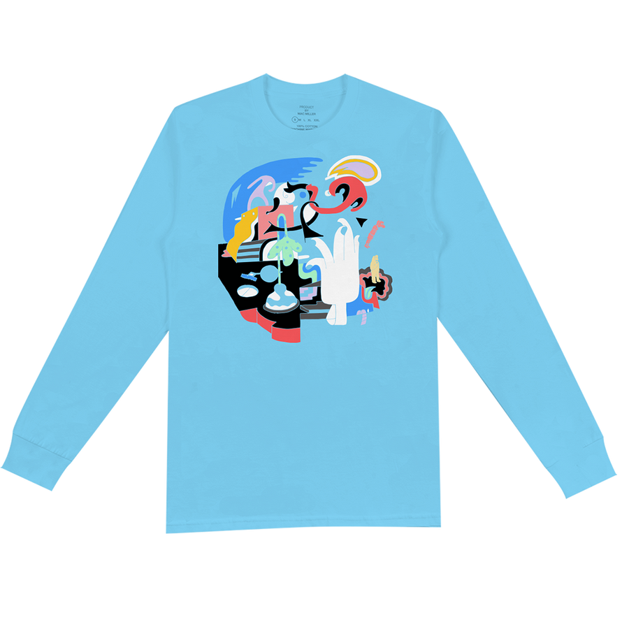 FACES BLUE LONG SLEEVE