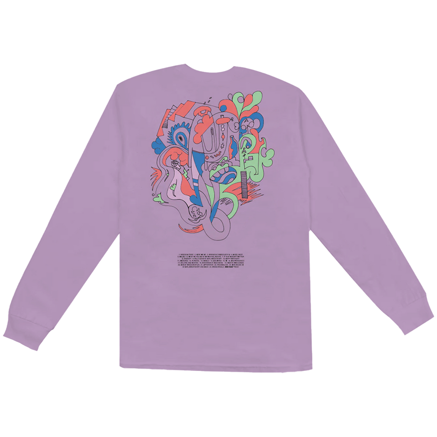 FACES SMILE PURPLE LONGSLEEVE