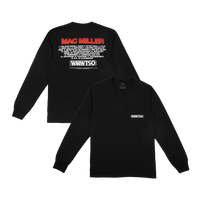 WMWTSO TRACK LIST LONG SLEEVE – Mac Miller Store