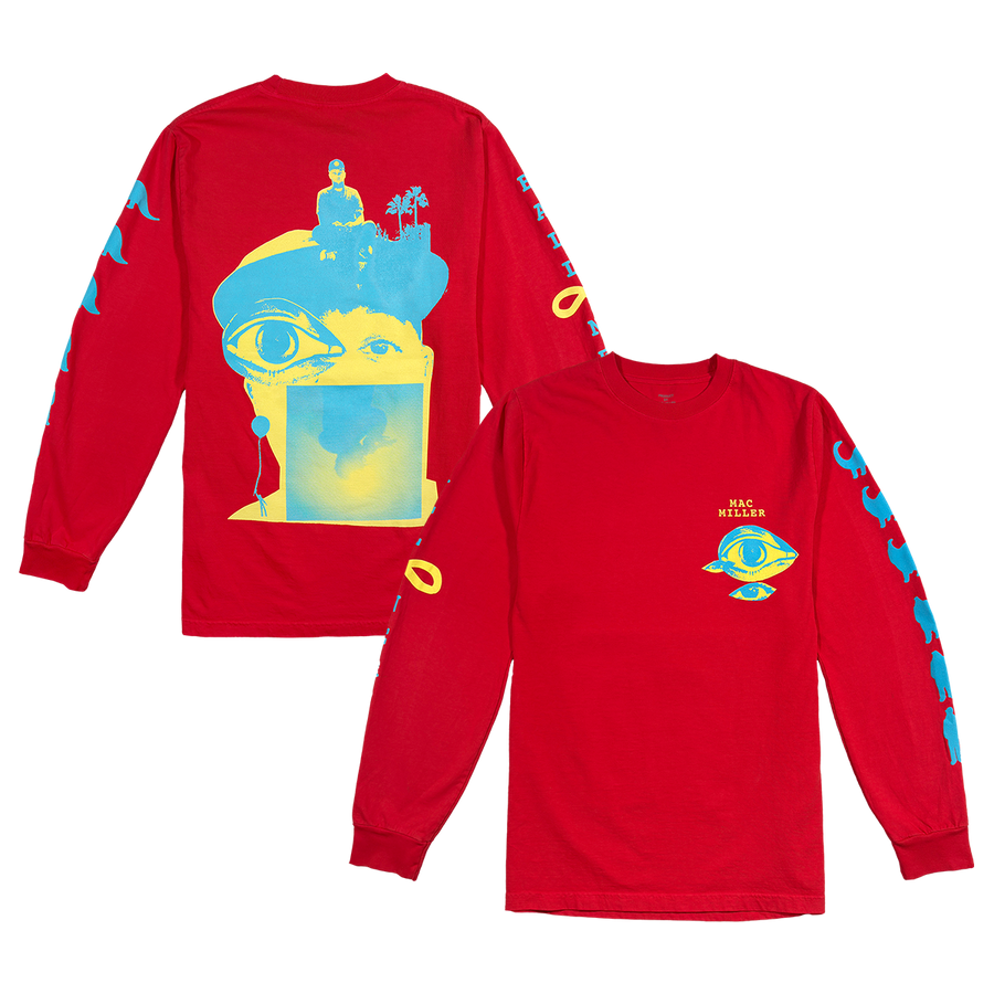 BALLOONERISM EYE LONG SLEEVE TEE – Mac Miller Store BALLOONERISM EYE LONG SLEEVE TEE – Mac Miller Store