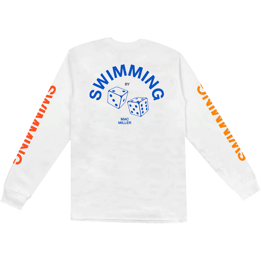 Swimming Dice Long-Sleeve Tee – Mac Miller Store Swimming Dice Long-Sleeve Tee – Mac Miller Store